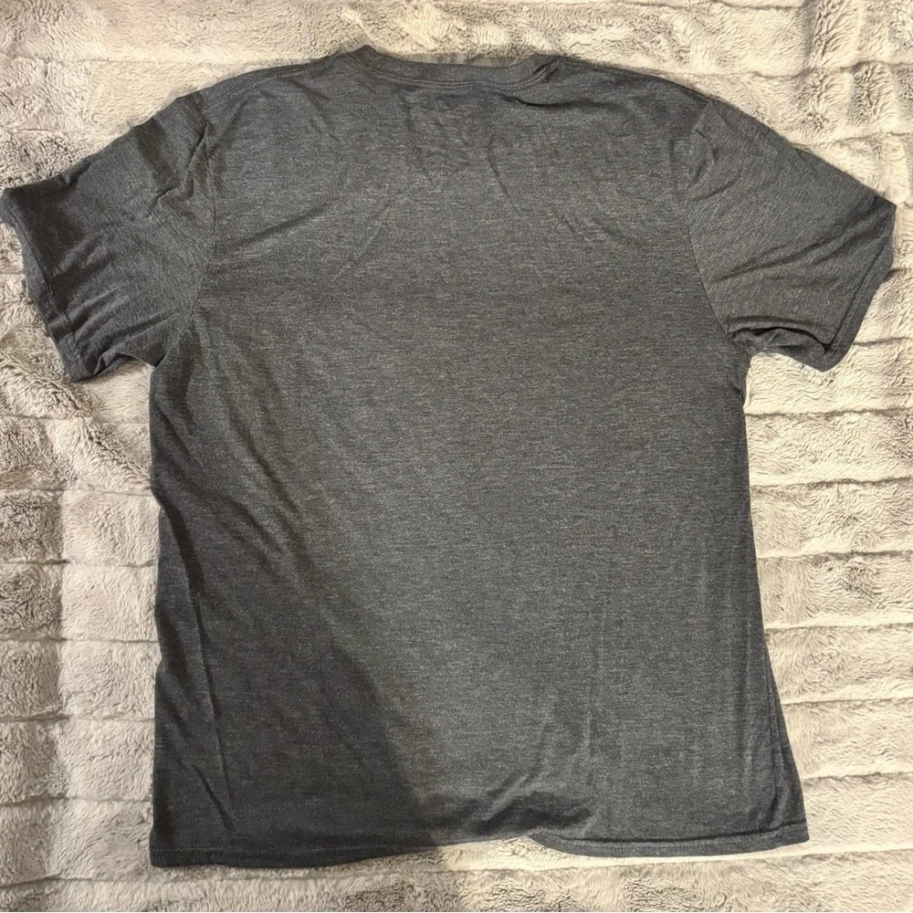 Large Maturnity, “Does This Baby Make Me Look Fat?” Gray Short Sleeve Tee, Comfy - Picture 6 of 7